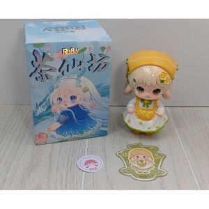 Ruby Tea Immortal Fragrans Figure Yellow White Floral Art Toy Blind Box